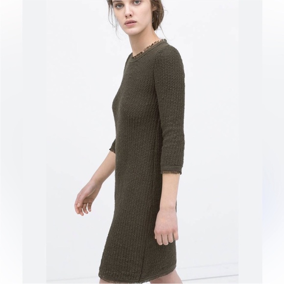 Zara Knee-Length Sheath Dress - Picture 1 of 7